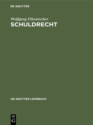 cover image of Schuldrecht